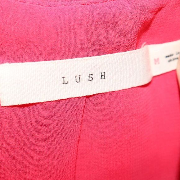 Lush Coral Long Sleeve Kimono Women's Size M - Picture 3 of 4